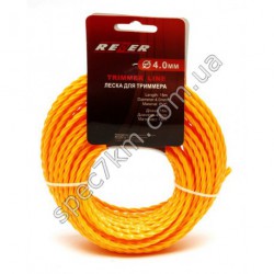 N79 Леска для триммера 4,0 mm x 15 m REZER кручоная